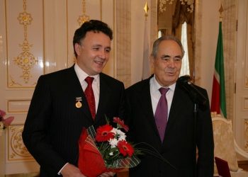 Шаймиев поздравил Аминова с юбилеем