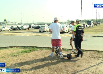В Казани состоялся рейд по электросамокатам