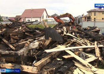 Семья из Татарстана осталась без дома в результате урагана