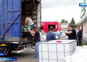 Из Заинска отправили гумпомощь бойцам СВО