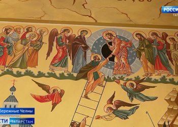 В Челнах завершили роспись стен в храме Святого Георгия Победоносца
