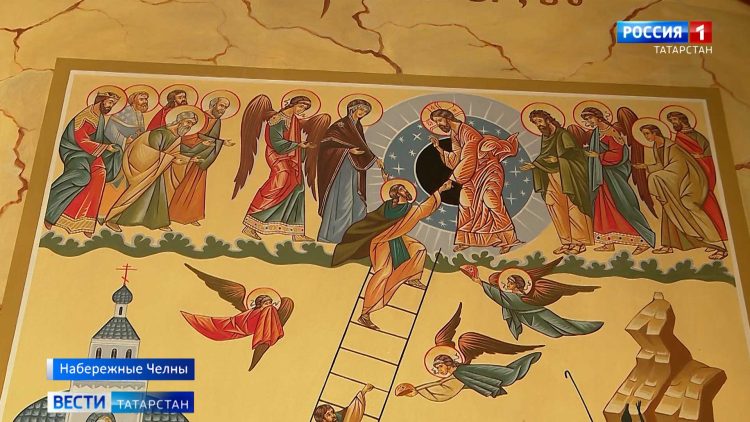 В Челнах завершили роспись стен в храме Святого Георгия Победоносца