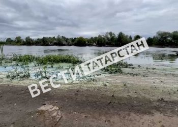 В Зеленодольском районе обмелела Волга