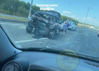 Под Казанью произошло массовое ДТП