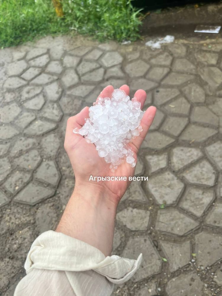 В Татарстане ураган и град снесли деревья, крыши и повредили урожай