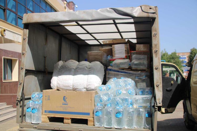 Из Менделеевска отправили гумпомощь бойцам СВО