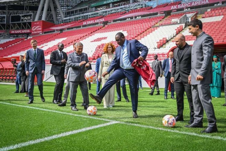 Президенту Сенегала Маки Саллу показали возможности спортобъектов Казани