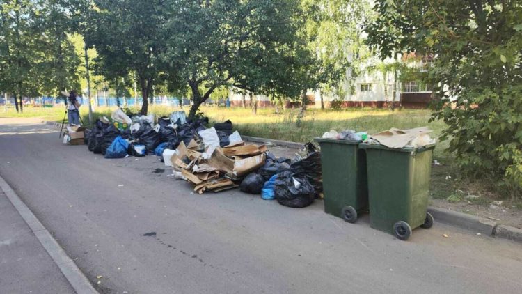 В Челнах демонтировали контейнерную площадку из-за свалки