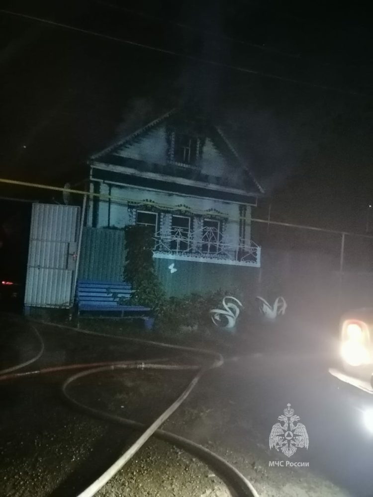 В Атнинском районе мужчина пострадал при пожаре