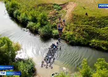 В Менделеевске боец СВО принял участие в «Гонке героев»