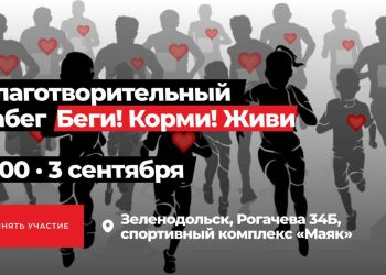В Зеленодольске состоится благотворительный забег «Беги! Корми! Живи!»
