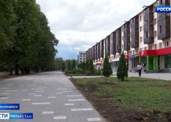 В Нижнекамске реконструкцию Школьного бульвара завершат к концу августа