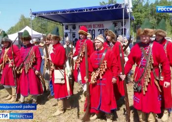 В Татарстане прошла «Битва эпох»: римляне, стрельцы и мушкетеры