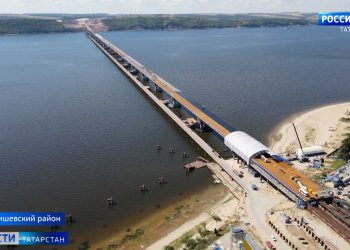 Мост через Волгу на трассе М12 планируют открыть в конце года