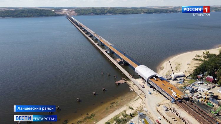 Мост через Волгу на трассе М12 планируют открыть в конце года