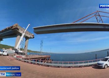 Мост через Волгу на трассе М12 планируют открыть в конце года