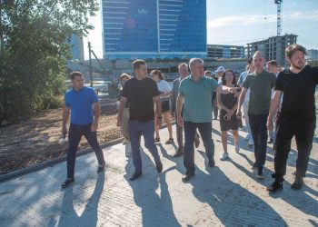 Магдеев оценил ход строительства набережной Табеева