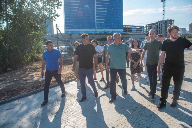 Магдеев оценил ход строительства набережной Табеева