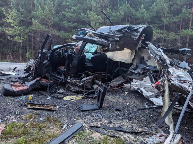 На трассе под Зеленодольском столкнулись легковушки и грузовик