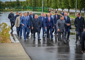 Минниханов посетил с рабочей поездкой Сабинский район