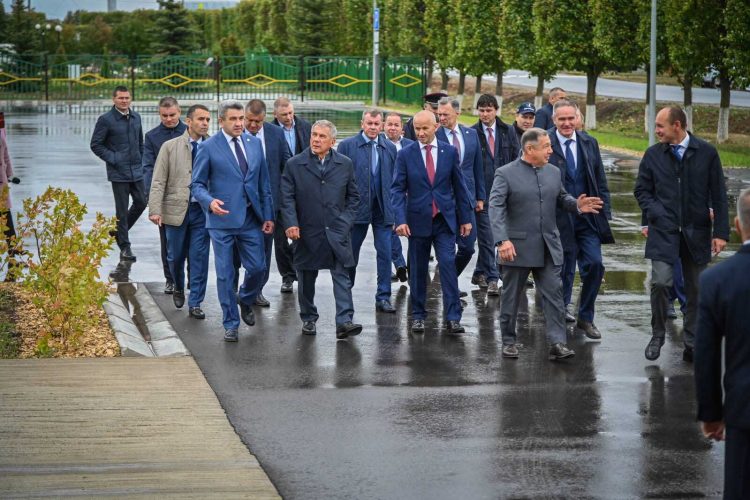 Минниханов посетил с рабочей поездкой Сабинский район