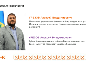 Алексей Урезов стал начальником управления физкультуры и спорта в Нижнекамске
