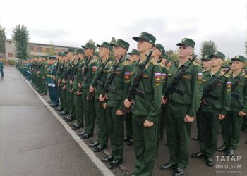 Курсанты Казанского танкового училища приняли присягу