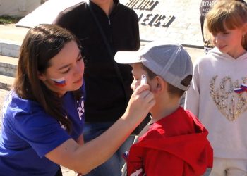Молодогвардейцы из Татарстана провели патриотические акции в ЛНР