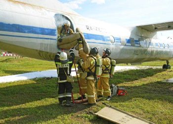 В казанском аэропорту прошли учения по ликвидации авиационной ситуации на аэродроме