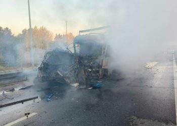 На трассе в Татарстане столкнулись и сгорели фура и «ГАЗель», есть пострадавшие
