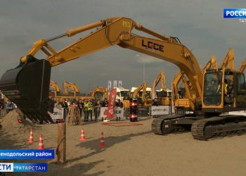 В Татарстане определили лучшего оператора экскаватора