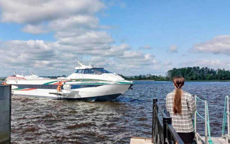 Пробный рейс «Метеора» из Челнов в Сарапул могут перенести в Елабугу из-за отсутствия подходящего причала