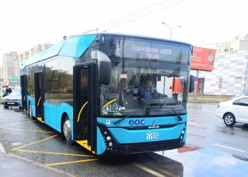 В Казани начал курсировать новый троллейбус на 90 мест