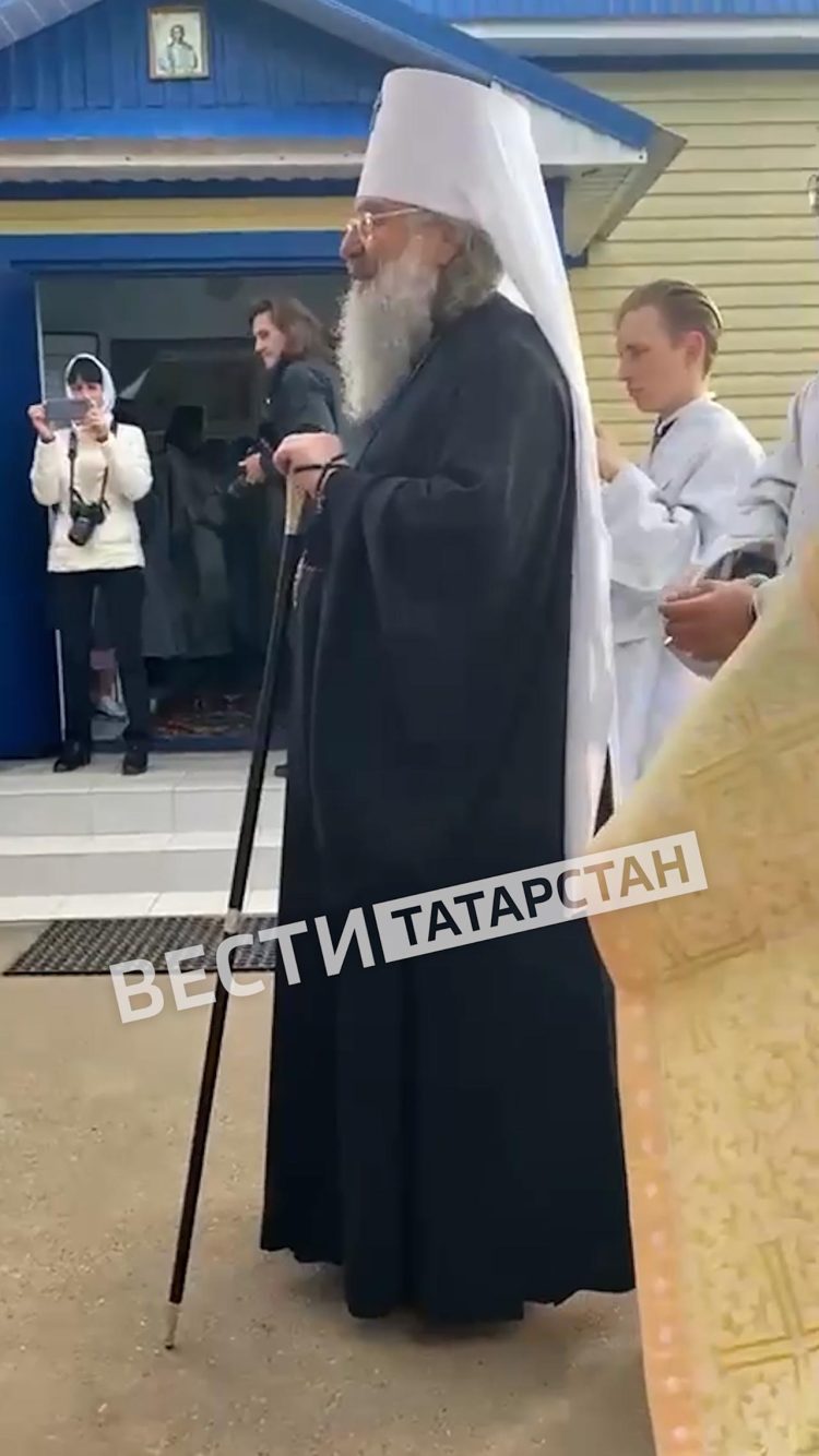 Глава Татарстанской митрополии провел освещение храма в селе Лельвиж