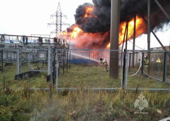 В Татарстане произошел пожар на электроподстанци