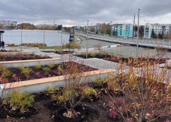 В Альметьевске по нацпроекту завершилось благоустройство Городского озера