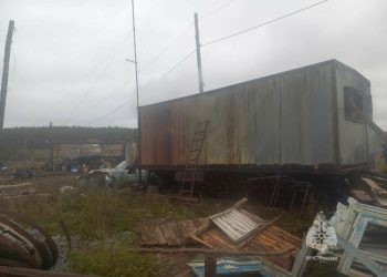 Жительница Альметьевска сгорела на пожаре в строительном вагончике