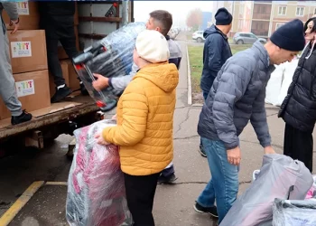 Волонтеры Нижнекамска доставили гумпомощь в Лисичанск и Рубежное