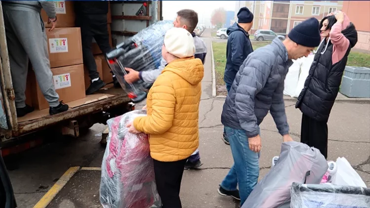 Волонтеры Нижнекамска доставили гумпомощь в Лисичанск и Рубежное