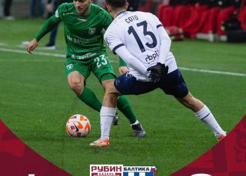 Казанский «Рубин» обыграл «Балтику» со счетом 1:0