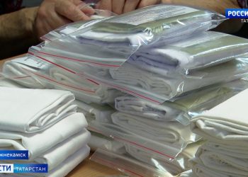 Нижнекамские волонтеры направили в зону СВО 18 тыс. упаковок сухого армейского душа