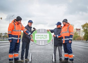 В Казани открыли движение по мосту на улице Назарбаева
