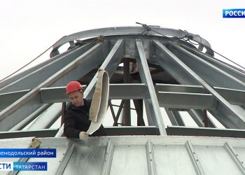 В Зеленодольском районе завершили первый этап стройки элеватора