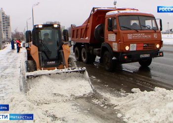 В Татарстане дорожно-коммунальные службы переведены на усиленный режим работы