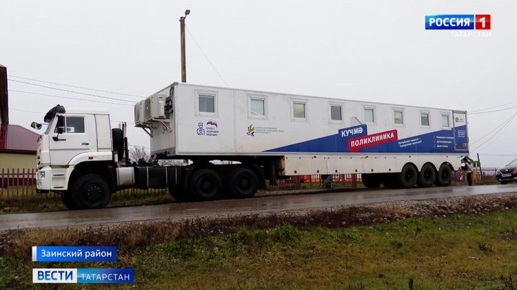 Жители села Савалеево оценили работу мобильной поликлиники