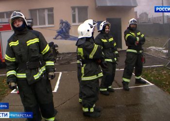 Татарстанские блогеры посетили казанскую пожарно-спасательную часть №7