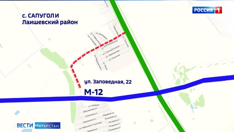 Жители нового коттеджного поселка в Лаишевском районе оказались без выезда из жилой зоны