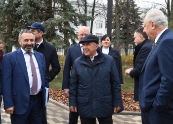 Минниханов дал старт строительству двух новых объектов на Казанском авиазаводе