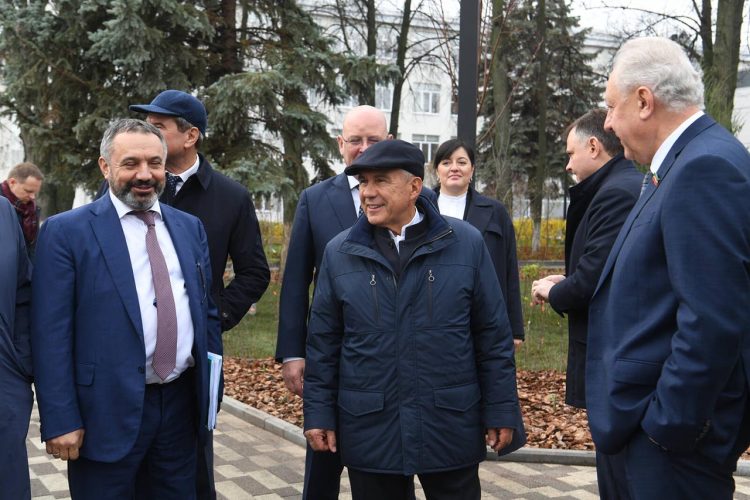 Минниханов дал старт строительству двух новых объектов на Казанском авиазаводе