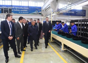 Минниханов посетил предприятие «Prime electric engineering» в Нукусе